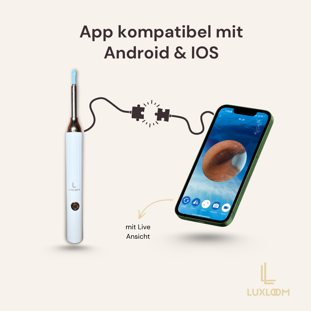 Luxloom - Ohrenreiniger mit HD-Kamera